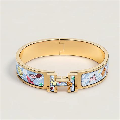 hermes clic h bracelet silver and yellow|Hermes h bracelet usa.